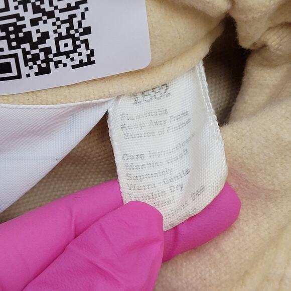 Vintage Woolrich Flannel Button Shirt Womens Medium 19x26 Yellow - Picture 5 of 14